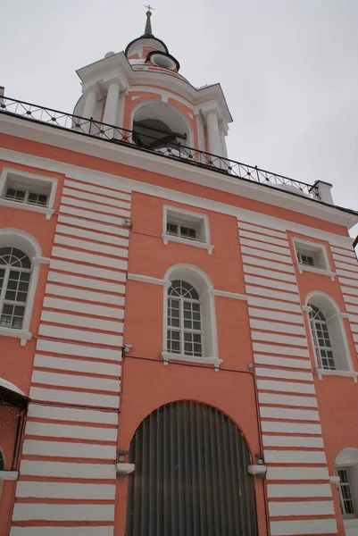 Vecchia Chiesa Ortodossa Nel Centro Mosca Nel Parco Zaryadye — Foto Stock