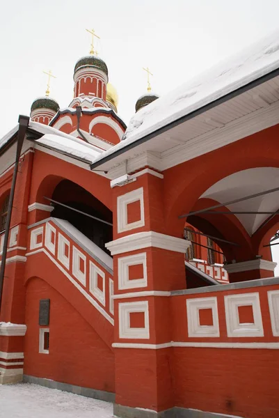 Gamla Ortodoxa Kyrkan Centrala Moskva Zaryadye Park — Stockfoto