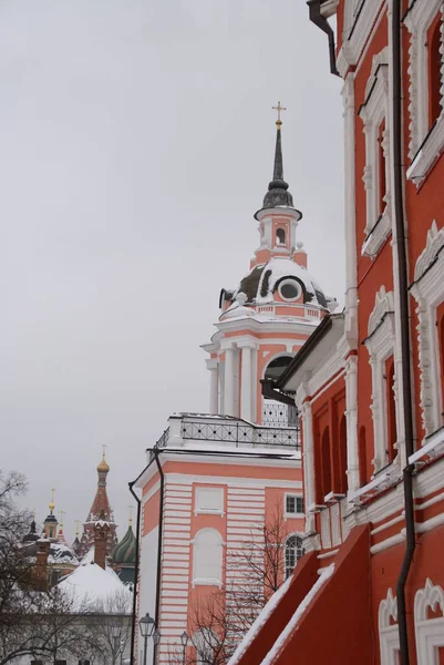 Igreja Ortodoxa Velha Centro Moscou Zaryadye Park — Fotografia de Stock