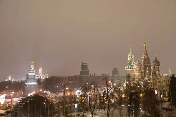 Blick Auf Den Moskauer Kreml — Stockfoto