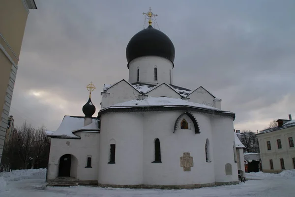 Die Orthodoxe Kirche Moskau Der Tretjakow Bahnhof — Stockfoto