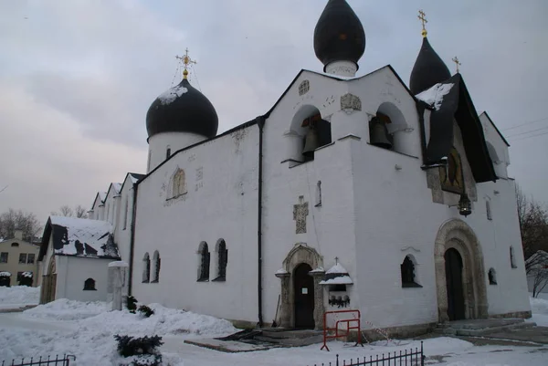 Ortodox Egyház Moszkvában Tretyakov Állomás — Stock Fotó