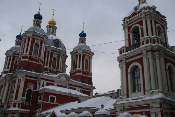 Ortodoxa Kyrkan Moskva Tretyakov Stationen — Stockfoto