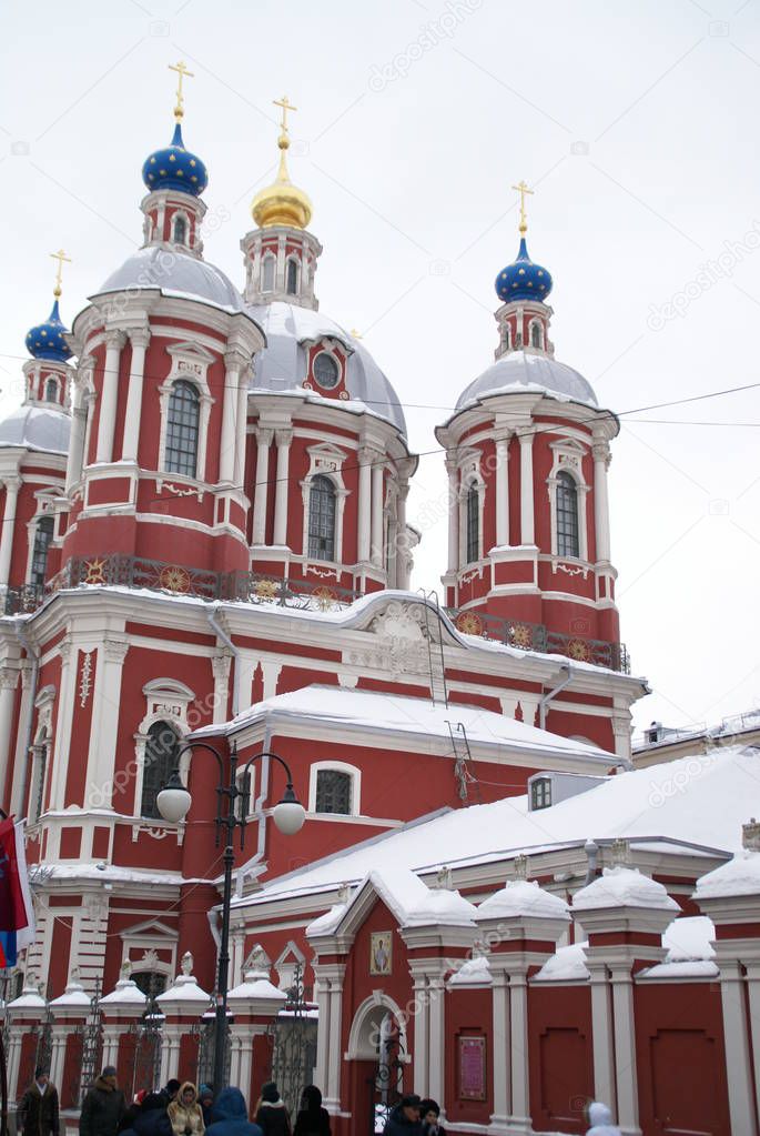 Orthodox Church in Moscow, the Tretyakov station