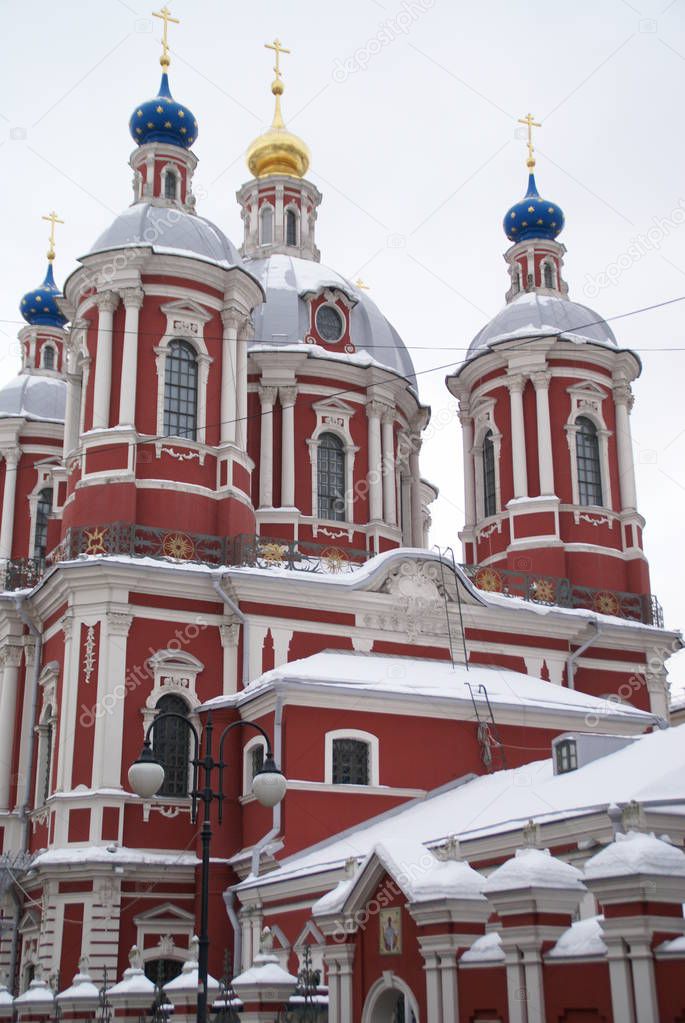Orthodox Church in Moscow, the Tretyakov station