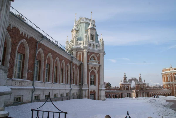 Gran Palacio Reserva Tsaritsyno Moscú Rusia Residencia Catalina Grande —  Fotos de Stock