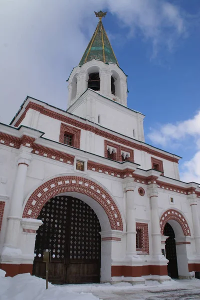 Portão Dianteiro Aldeia Kolomenskoye Moscovo — Fotografia de Stock