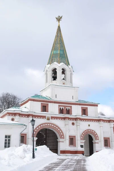 Den Främre Grinden Den Byn Kolomenskoye Moskva — Stockfoto