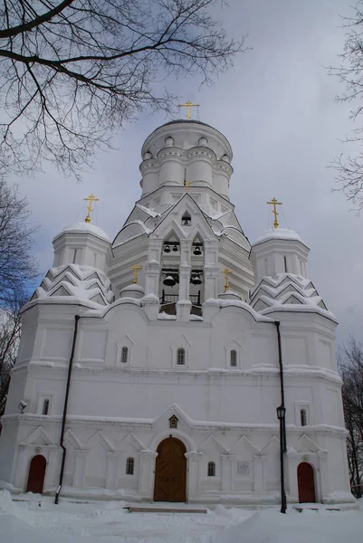 Iglesia Decapitación San Juan Bautista Dyakov Moscú — Foto de Stock