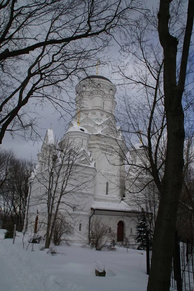 Kirche Der Enthauptung Des Johannes Des Täufers Djakow Moskau — Stockfoto