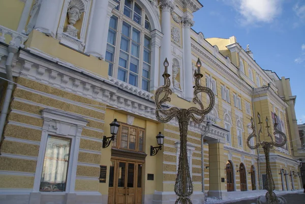 Velkého Divadla Moskvě Hlavní Divadelních Historických Kulturních Atrakcí Ruska — Stock fotografie