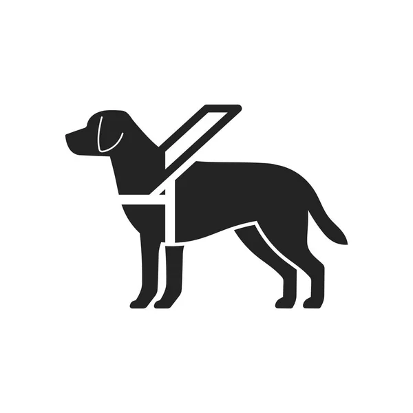 Blindenhund-Schild — Stockvektor