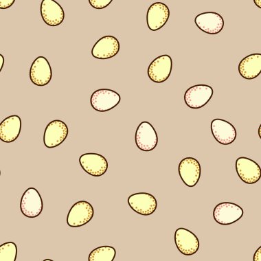 Paskalya yumurta - Dikişsiz desen