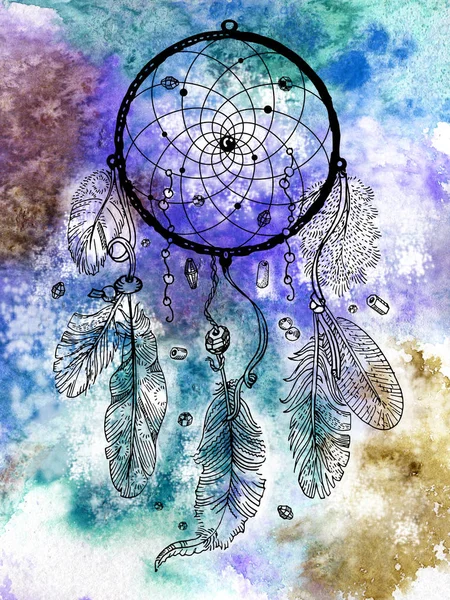 Drawing of Dreamcatcher — Stock Photo, Image