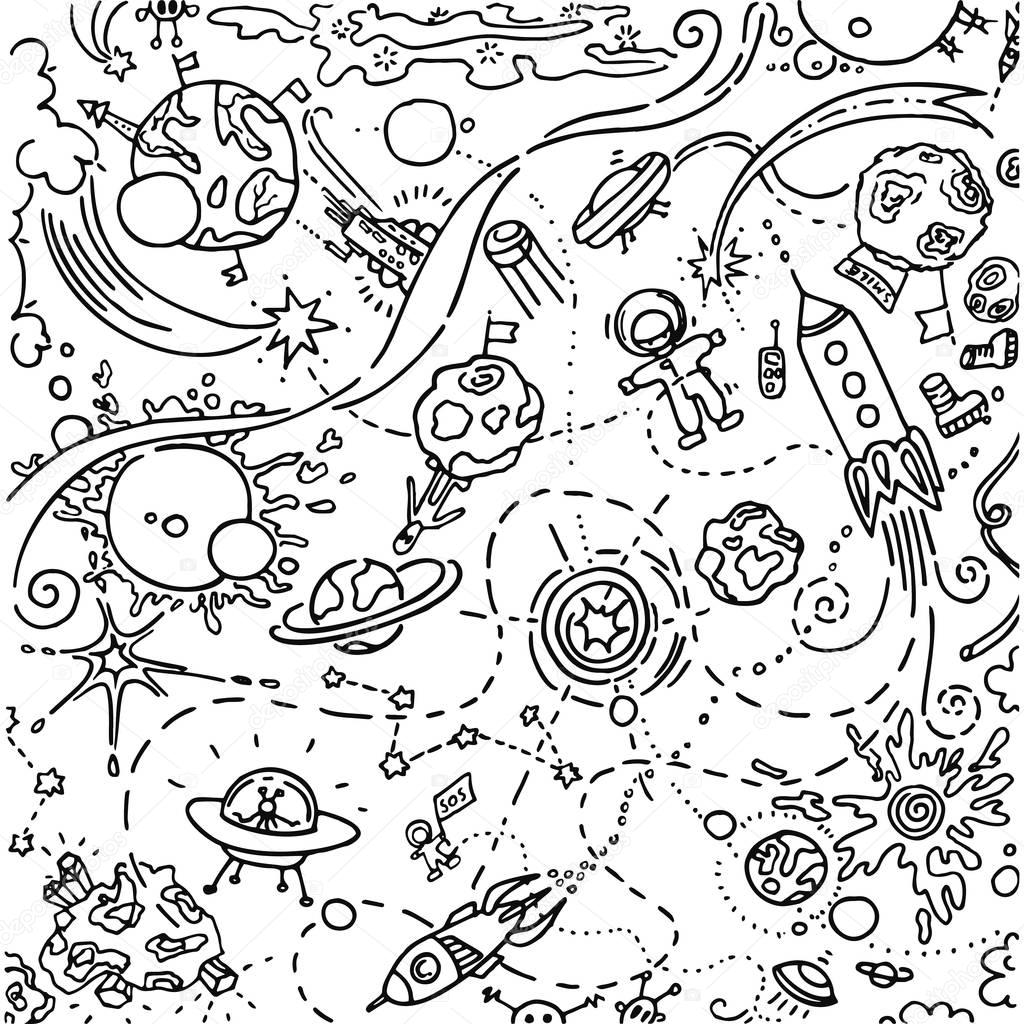 Cartoon Universe pattern