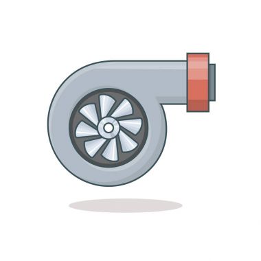 Car turbine icon clipart