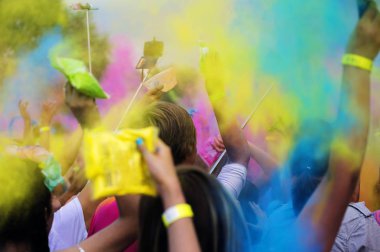 Holi festival renk patlama