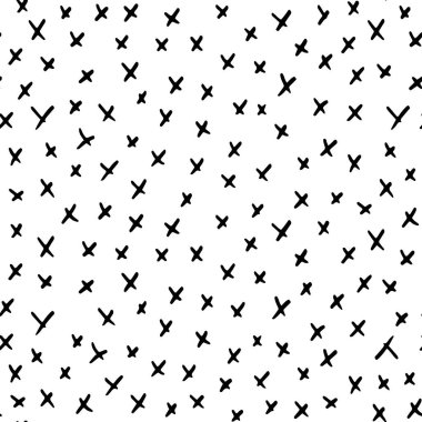 Soyut basit sorunsuz dokulu elle çizilmiş ve haçlar