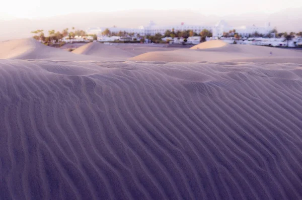 As dunas de Maspalomas, Gran Canaria, Espanha — Fotografia de Stock