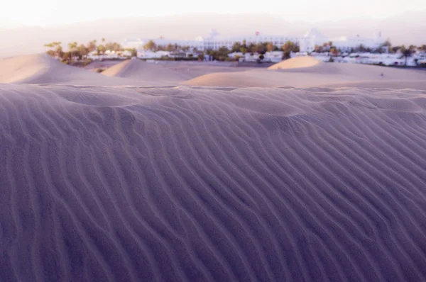 A Maspalomas dűnék, Gran Canaria, Spanyolország — Stock Fotó