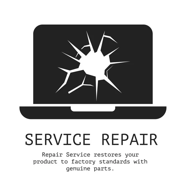 Banner javítási szolgáltatás — Stock Vector