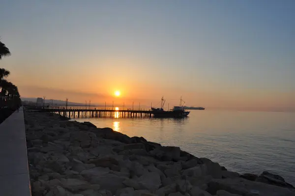 Η παραλία της Λεμεσού Κύπρου — Φωτογραφία Αρχείου