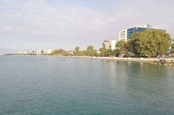 La playa de Limassol — Foto de Stock