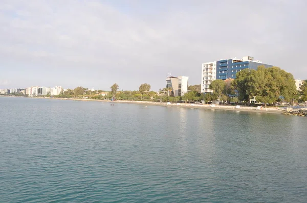 Limassol stranden — Stockfoto