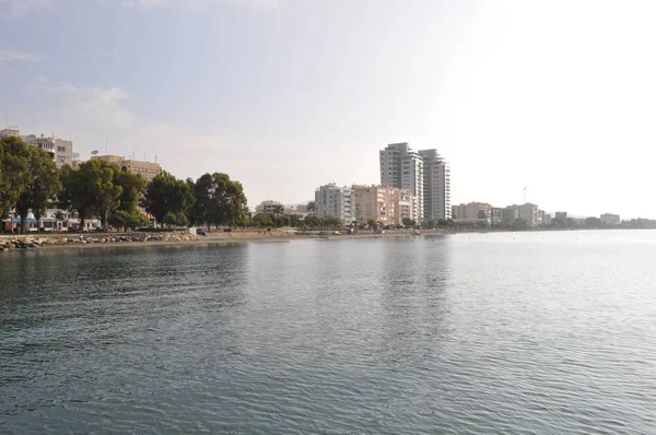 La playa de Limassol — Foto de Stock