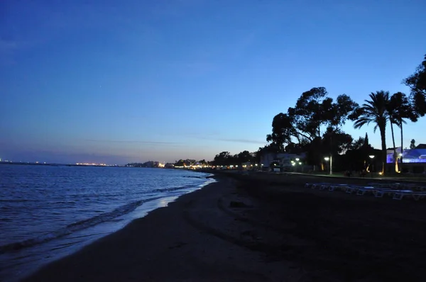 A praia de Limassol — Fotografia de Stock