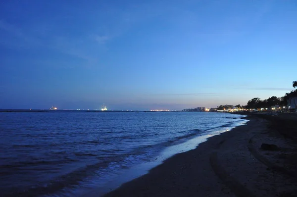 Limassol stranden — Stockfoto