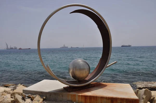 塞浦路斯利马索尔海滩 — 图库照片