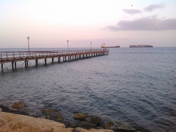 Plage de Limassol à Chypre — Photo