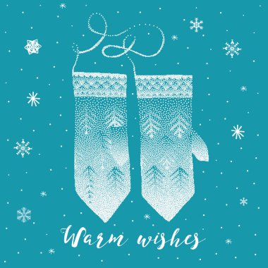 sıcak dilek tebrik kartı