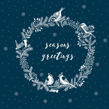 mevsim tebrik kartı