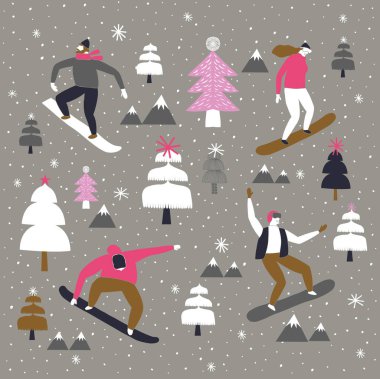 Noel doodle simgeler