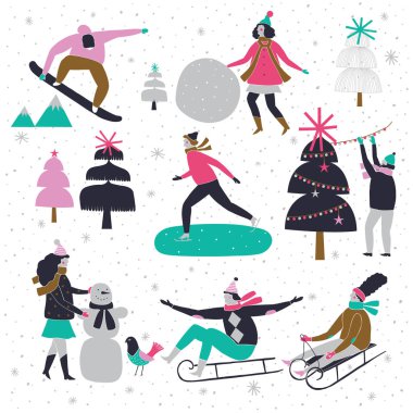 Noel doodle simgeler