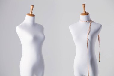 female mannequins in studio clipart
