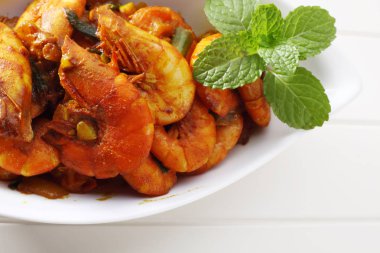 kızarmış karides stir 