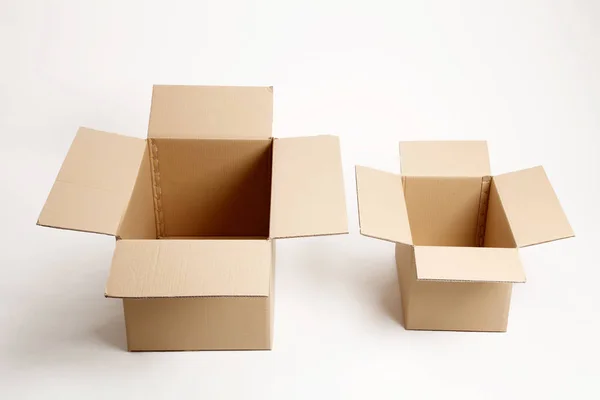 Κουτιά από χαρτόνι παράδοσης — Φωτογραφία Αρχείου
