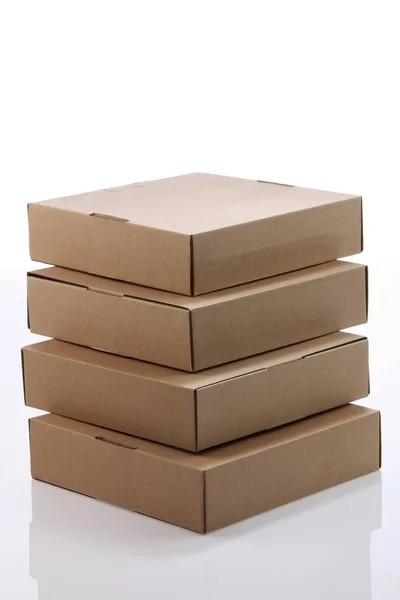 Bruin kartonnen dozen — Stockfoto