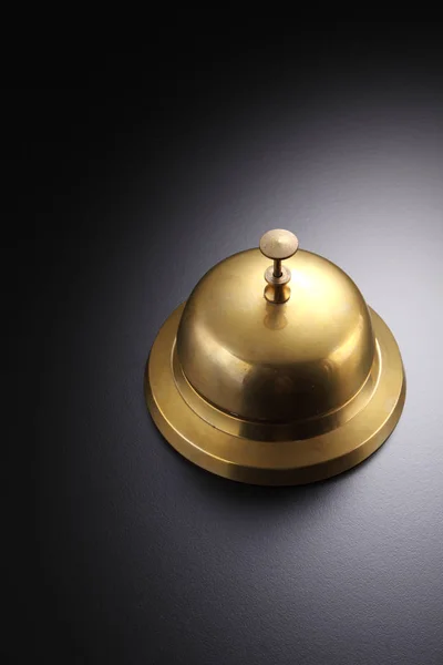 Golden Service bell — Stock Photo, Image