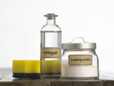 kabartma tozu ile beyaz sirke