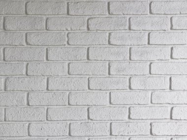 Beyaz tuğla duvar