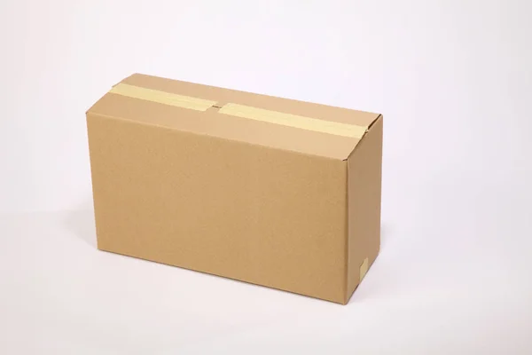 Caja de cartón de entrega — Foto de Stock