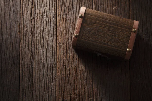 Brown treasure chest — Stock Photo, Image