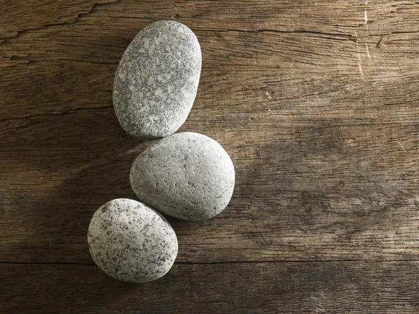 Spa stones on table — Stock Photo, Image