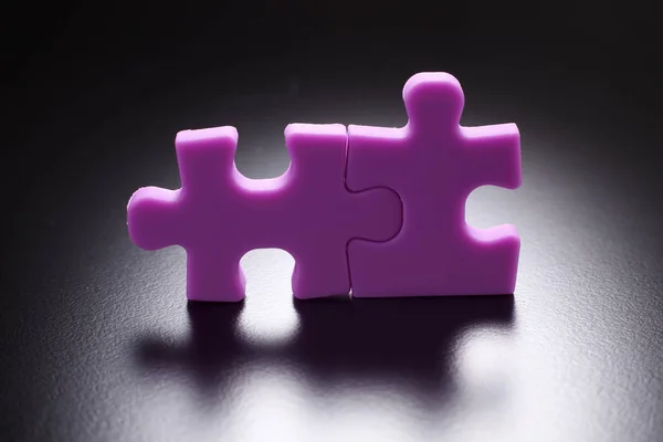 화려한 퍼즐 조각 — 스톡 사진