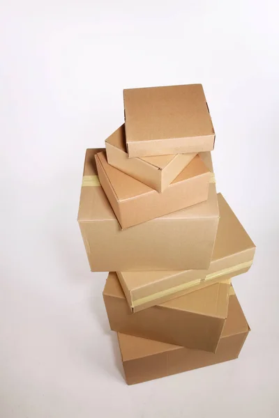 Delivery cardboard boxes — Stock Photo, Image