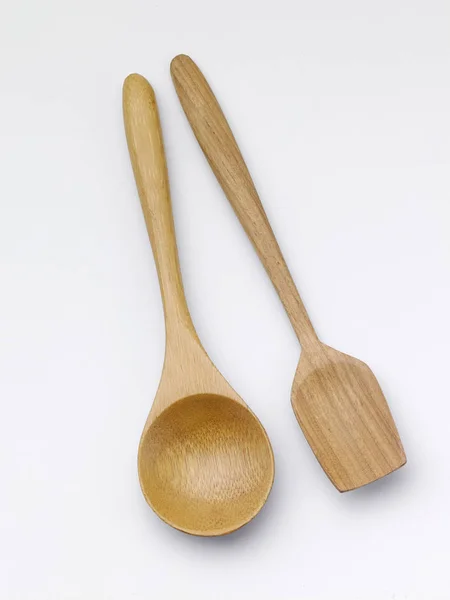 Wooden spoons on table — Stock Photo, Image